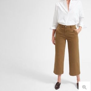Everlane Wide Leg Crop Pant - Ochre